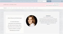 Desktop Screenshot of annikaisterling.com